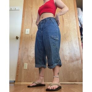 Coldwater Creek Blue Denim Capris